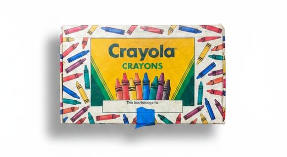 Crayola Other - Vintage 1992 Crayola Crayons Art Case Storage Box Made in USA Used Lot